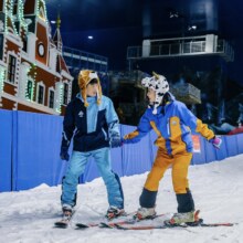 热雪奇迹8城通兑 酒店2晚连住含早+双人滑雪票