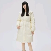 双11狂欢、需首购、PLUS会员：艾莱依 大翻领鸭绒亮面羽绒服