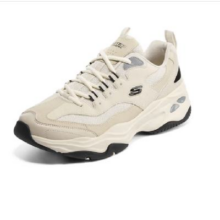 双11狂欢，plus会员：Skechers 斯凯奇 赵露思同款 透气软底低帮运动老爹鞋男轻便休闲鞋