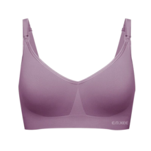 嫚熙哺乳文胸喂奶孕妇内衣聚拢 MX-Bra80066 藕荷色 XL