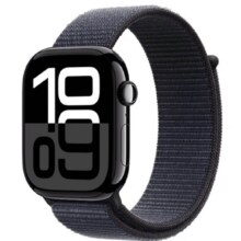 21日20 点Apple 苹果 Watch Series 10 GPS款 智能手表 46mm 亮黑色铝金属表壳 浓墨色回环式运动表带