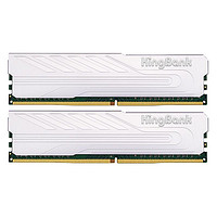 KINGBANK 金百达 银爵系列 DDR4 3200MHz 台式机内存 马甲条 银色 32GB 16GBx2 CL16