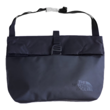 PLUS会员：THE NORTH FACE 北面 单肩包通用款户外轻巧便捷背提包8B21 黑色/KX7 9.4升