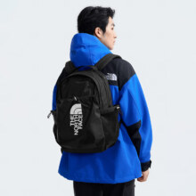 plus会员：The North Face北面背包BOZER系列抽绳背包户外背负双肩包52TB 黑色/4HF 19升