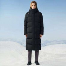 20点开始、PLUS会员：DESCENTE 迪桑特 男女同款长款鹅绒羽绒服 D4491SDJ55