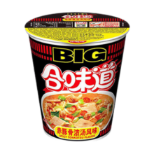 plus会员、概率券：合味道 BIG杯面大杯赤豚骨浓汤风味方便面 113g*11桶