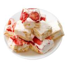 plus、概率券：草莓羊奶芙500g 拉丝手工雪花酥饼