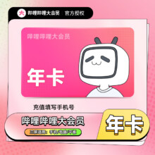 B站大会员12个月  不支持电视填手机