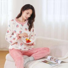 plus会员：香蜜闺秀GOSO 可外穿软糯暖绒女士家居服