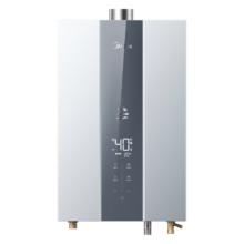 PLUS会员：Midea 美的 16升燃气热水器 天然气 三驱瞬调水伺服恒温 MK6升级款 JSQ30-MK6S