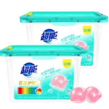 88VIP：超能 花漾护色洗衣凝珠 400g*2盒（100颗）