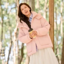 双11狂欢、PLUS会员：BOSIDENG 波司登 秋冬季短款羽绒服外套 优雅粉1712 165/88A