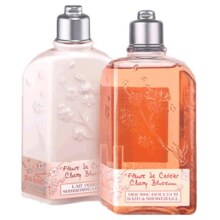 【自营】L'occitane欧舒丹樱花身体乳250ml/瓶+ 沐浴乳250ml/瓶女