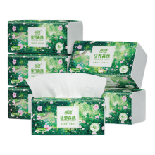 蓝漂 抽纸3层100抽*6包加厚卫生纸巾