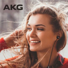 AKG K374 U有线耳机带麦HIFI入耳式手机线控耳塞 K374U【红色有线版】