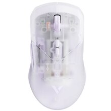 雷柏 VT9PRO双高速版 中大手无线 轻量化设计原相3398引擎支持4K+8K半透外壳紫色 VT9PRO星霜+凑单