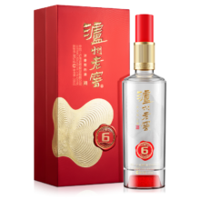 双十一预售：泸州老窖 窖6 浓香型白酒 52度500ml 单瓶装