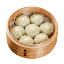 头厨素包韭菜鸡蛋 210g*4包 水晶薄皮 减脂优选包子 早餐半成品速食