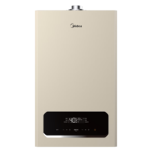 美的（Midea）双变频一级低噪舒适恒温燃气壁挂炉 天然气供暖 地暖 家用锅炉省气 以旧换新 下置风机L1GB20-R05