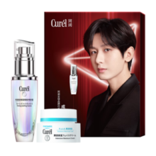 珂润（Curel）5G修红瓶轻龄弹润舒缓精华露40ml+保湿滋养面霜40g 成毅代言