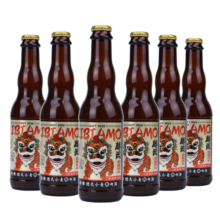 麟阁精酿原浆德式小麦鲜啤酒330ml*6瓶 组合装 黄啤国潮风