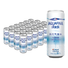 京东百亿补贴、Plus会员:百事可乐纯水乐 AQUAFINA 纯水乐苏打气泡水 330ml *24听
