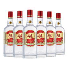 Plus会员:尖庄红盖 绵柔浓香型白酒 婚宴喜宴送礼整箱 50度 588mL 6瓶