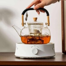 双11狂欢、需首购、plus会员：忆壶茶  YI HU TEA  蒸煮茶壶煮茶器家用围炉功夫茶具套装  蒸煮双内胆 提梁壶+电陶炉