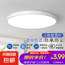 简约圆形阳台卧室厨卫过道灯具 直径23cm白光24瓦