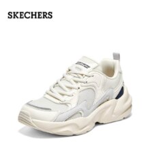 双11狂欢、 斯凯奇（Skechers）女鞋 软底舒适老爹鞋厚底增高 休闲运动鞋熊猫鞋