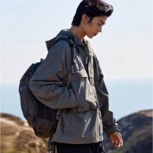 plus会员：PEACEBIRD 太平鸟 男士夹克 户外工装茄克