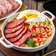 梅林午餐肉罐头儿童火腿午餐肉肠火锅午餐肉搭档开罐即食储备方便速食 臻可组合3罐 午餐肉