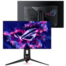 plus会员：华硕 ROG PG27AQDP超梦 26.5英寸显示器OLED显示器2K360Hz 原生480Hz DP1.4 HDMI2.1真10bit HDR400