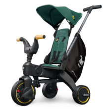 DOONALiki Trike S5儿推车宝宝三轮车遛娃神器1-3岁脚踏车可折叠 S5流光绿