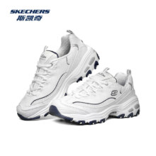 双十一预售：斯凯奇（Skechers）老爹鞋四季绿色休闲舒适运动百搭厚底鞋*2件