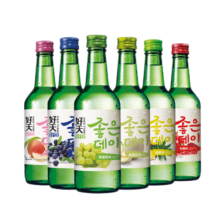 好天好饮 烧酒清酒 韩国进口洋酒 果味微醺果酒 预调配制酒 13.5度小瓶装 360mL*6瓶组合随机口味