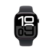 21日20点、plus会员：Apple 苹果 Watch Series 10 智能手表 GPS款 46mm 亮黑色 黑色橡胶表带 M/L