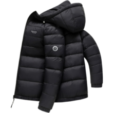 雪中飞90鸭绒轻薄羽绒服男女同款连帽时尚秋冬保暖情侣外套男185