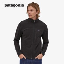 限尺码，plus会员：Patagonia 巴塔哥尼亚 男士秋冬立领夹克保暖抓绒衣 Micro D 26171 BLK-黑色 L/S/M