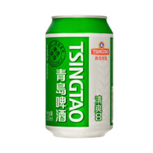 PLUS会员:青岛啤酒 清爽8度 330mL*24罐*2件+赠福禧罐10度500mL*4罐