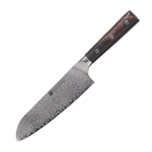 拓 DR04Y 玄武系列 大马士革钢三德刀 17.8cm
