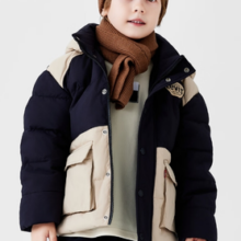 Levi's 李维斯 男童加厚保暖连帽棉服
