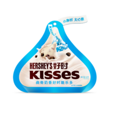 临期品：好时KISSES曲奇奶香脆乐多 白巧克力风味糖果82g【临期清仓】