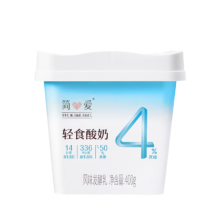 简爱  轻食酸奶4%蔗糖 风味发酵乳400g*6