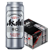 plus会员：Asahi朝日啤酒 超爽500ml*12听装 *2件