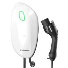 Wattsaving能效7kW交流充电桩家用220V充电桩7孔适配比亚迪特斯拉大众奔驰宝马别克微蓝  7kW交流桩远程版