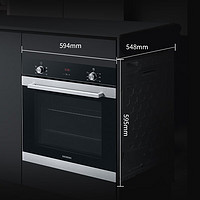 14日20点！SIEMENS 西门子 HB313ABS0W 欧洲原装进口嵌入式烤箱