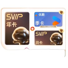 百度网盘 SVIP 13个月 加赠优酷季卡，预售10.21充值到账