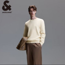 PLUS会员：JACK&JONES 杰克琼斯 秋冬毛衣百搭简约针织衫毛衣