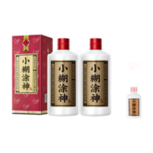 小糊涂神品牌【普神】贵州茅台镇 浓香型白酒 送礼宴请喜酒高度酒 52度 500mL 2瓶